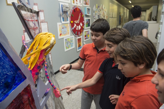ide okulları Öğrencileri "Kristal Cennet ve Şehir Tutsakları" Eseriyle 5'inci Çocuk ve Gençlik Sanat Bienali’nde!