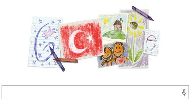 Google'dan '23 Nisan' doodle'ı