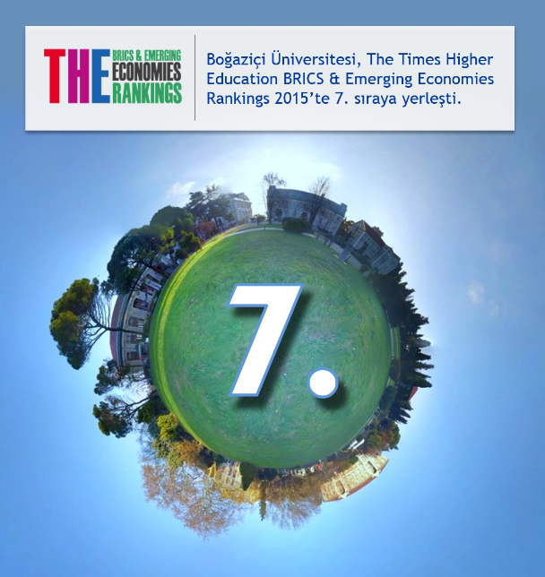 Boğaziçi Üniversitesi 100 Üniversite Arasında 7. sırada
