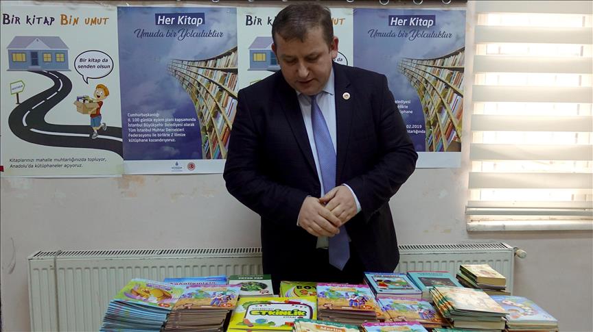 İstanbul'dan Tunceli ve Mardin'deki çocuklara kütüphane