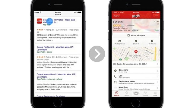 Google’dan iOS uygulamalarına link desteği