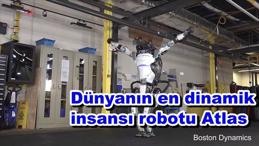 Dünyanın en dinamik insansı robotu Atlas
