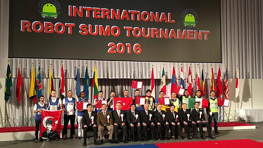 'Sumo robot' yarışında Türkiye yine birinci