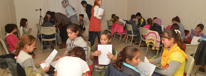 Diyarbakır'da çocuklara mayın eğitimi