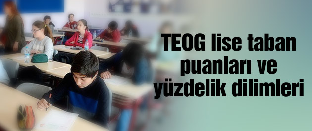 TEOG İstanbul Liseleri 2016 - Taban Puanları Yüzdelik Dilimleri