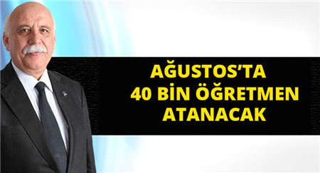 40 bin Öğretmene Atama Müjdesi