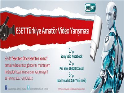 ESET Türkiye Amatör Video Yarışması Başlattı