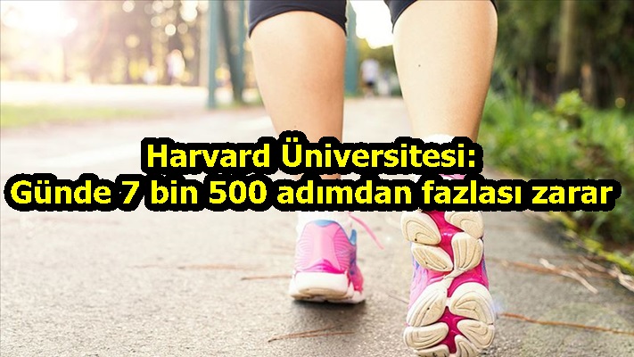 Harvard Üniversitesi: Günde 7 bin 500 adımdan fazlası zarar