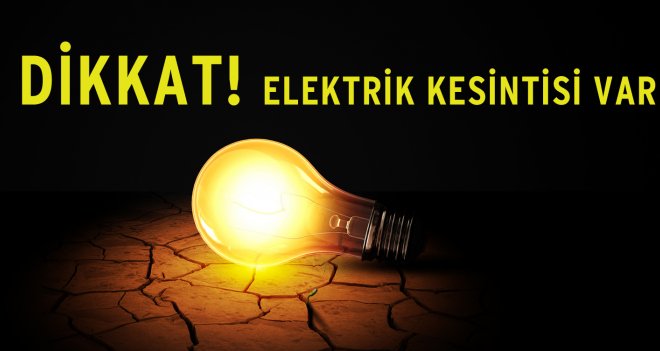İstanbul'un 7 ilçesine elektrik verilemeyecek