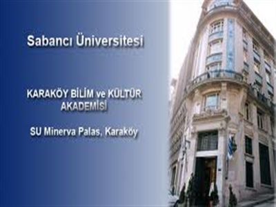 Sabancı Üniversitesi Bilim ve Kültür Akademisi Kapılarını Açıyor