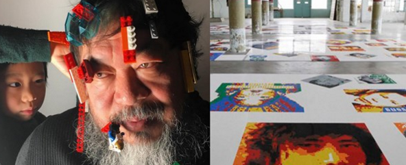 Ai Weiwei LEGO'yu dize getirdi