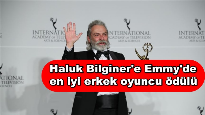 Haluk Bilginer'e Emmy'de en iyi erkek oyuncu ödülü