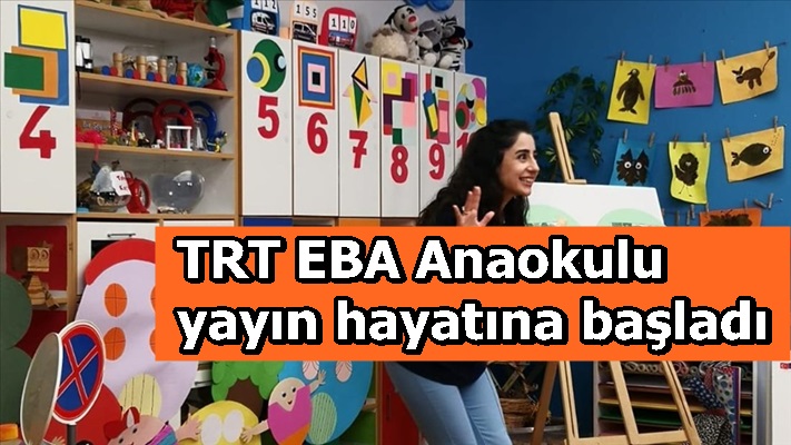 TRT EBA Anaokulu yayın hayatına başladı
