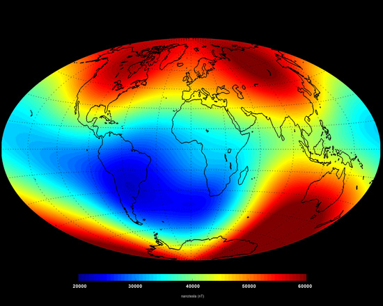 Dünyanın manyetik alanı 10 kat hızla zayıflıyor