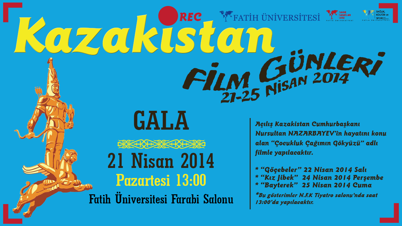 Kazakistan Film Günleri Başlıyor