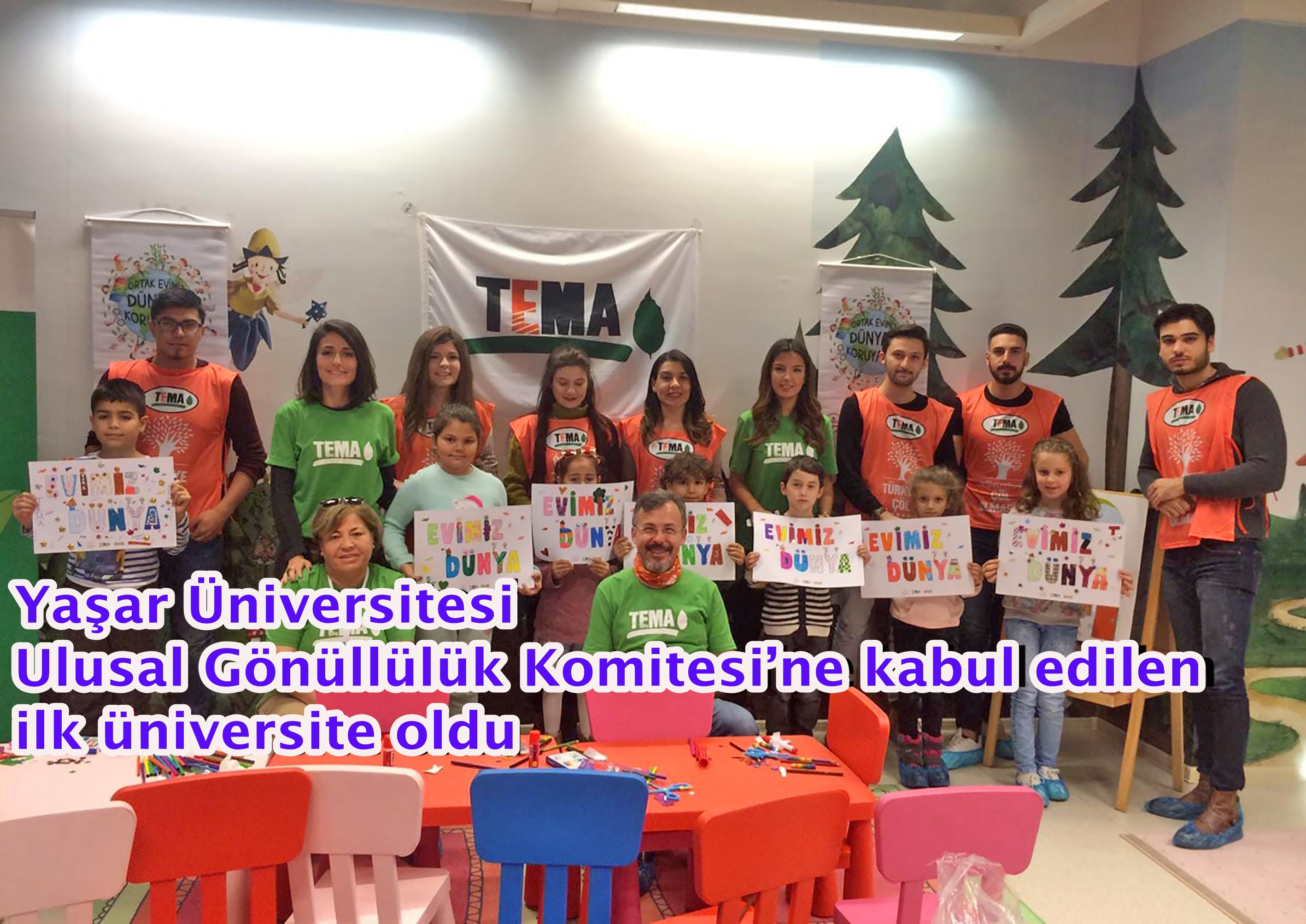 Yaşar Üniversitesi Ulusal Gönüllülük Komitesi’ne kabul edilen ilk üniversite oldu