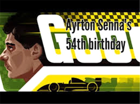 Ayrton Senna Google oldu