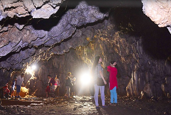 Yerküpe Mağarası'nda ziyaretçi yoğunluğu