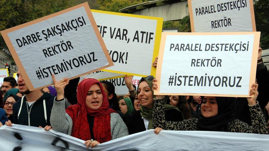 İstanbul Şehir Üniversitesi'nde rektör protestosu