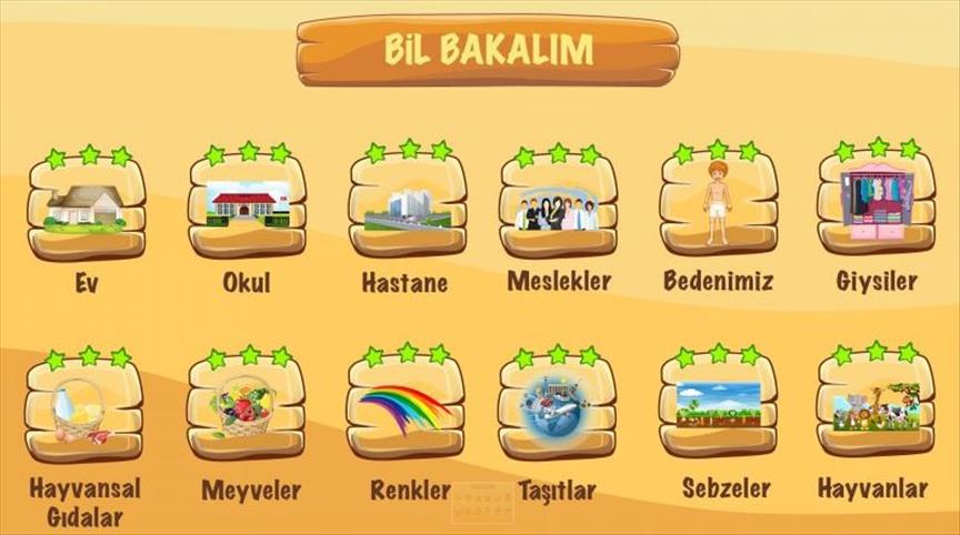 Suriyeli çocuklar Türkçeyi bu oyunla öğrenecek