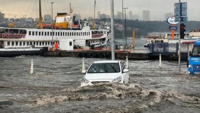 İstanbul için sel uyarısı
