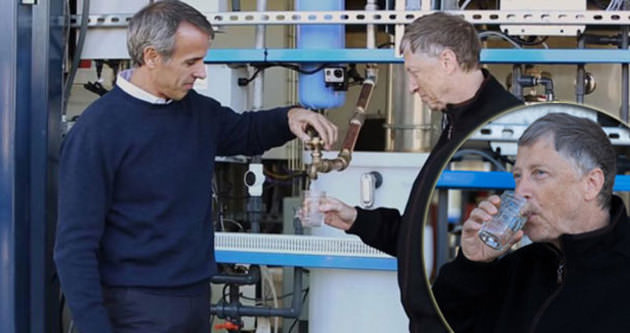 Bill Gates İnsan Dışkısından Su İçti!