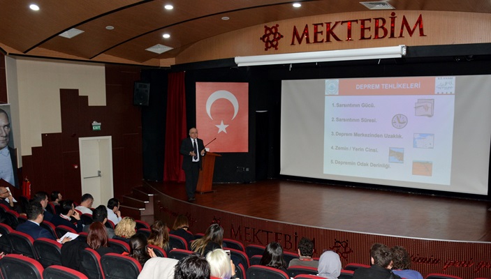“Mektebim Koleji, afetlere Boğaziçi Üniversitesi eğitimleri ile hazırlanıyor.”