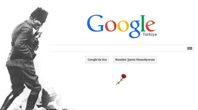 Google Atatürk'ü unutmadı