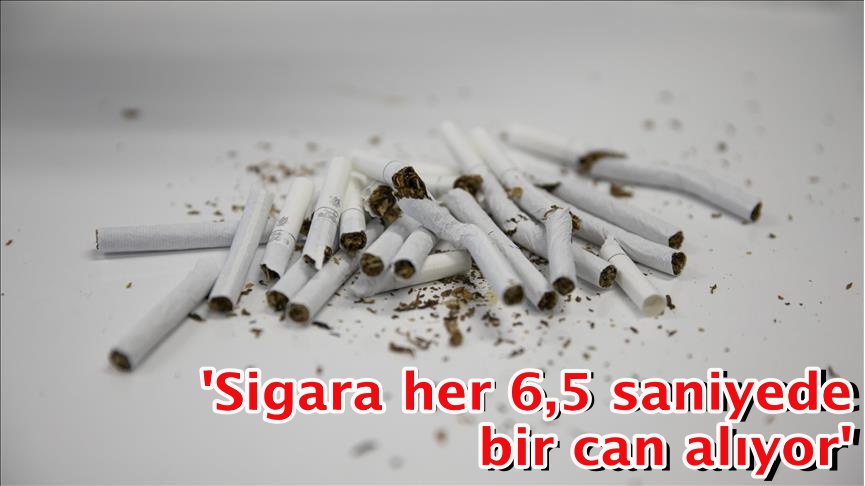'Sigara her 6,5 saniyede bir can alıyor'