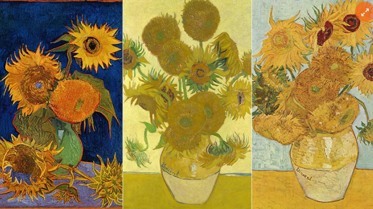Facebook'ta, Van Gogh'un 'Ayçiçekleri' serisine özel sergi açılacak