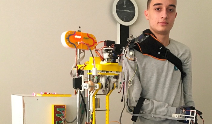 Lise öğrencisinden 'Mobil Robot Kol’ projesiyle INSPO birinciliği