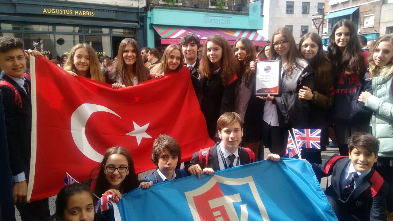 İTK'lı öğrenciler Bristish English Olympics’te Türkiye'yi temsil etti