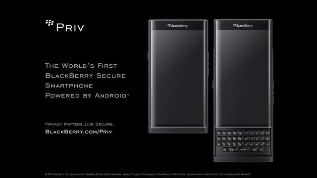 BlackBerry Priv ile ilgili son dakika gelişmeleri!