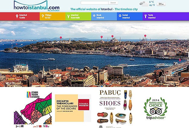 İstanbul'un İlk Resmi Tanıtım Sitesi Hizmete Girdi