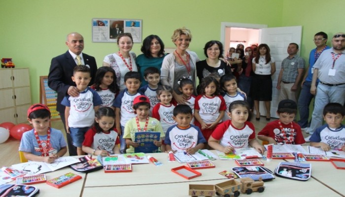 Çocuklar Gülsün Diye Derneği 22. Anaokulunu Antalya'da Açtı