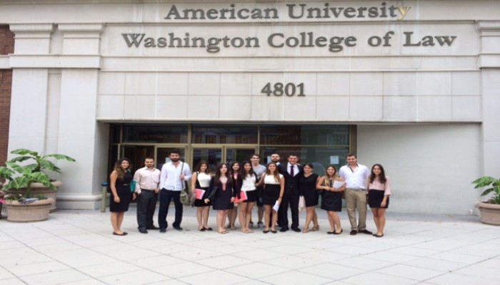 Yeditepe Üniversitesi Hukuk Fakültesi öğrencileri Washington Yaz Okulunda