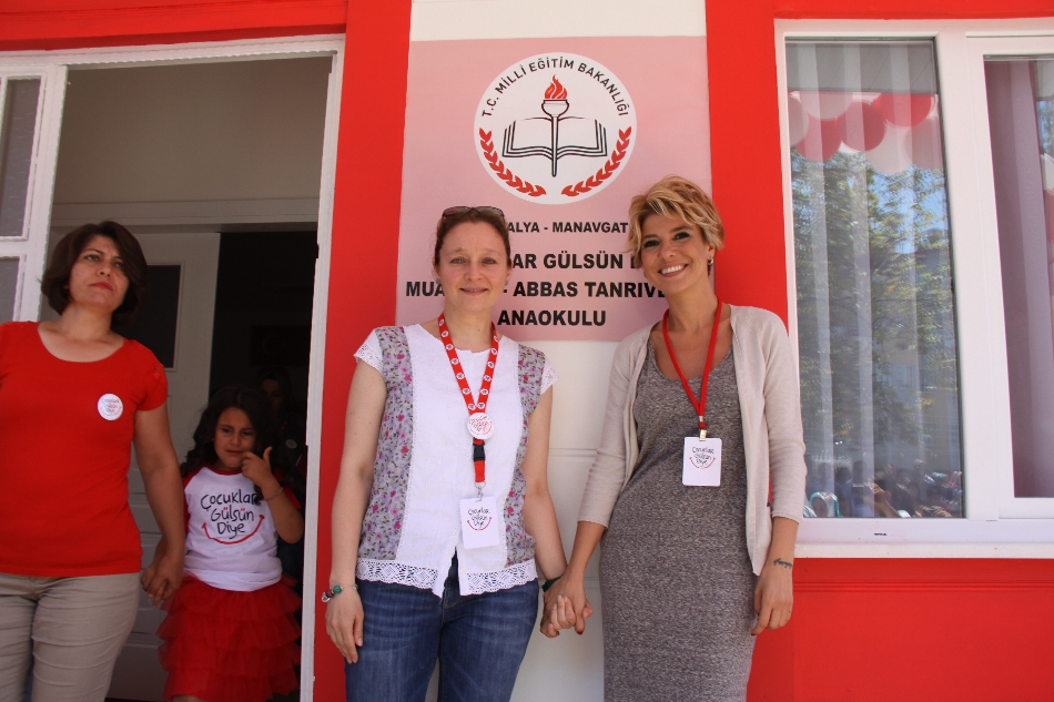 Çocuklar Gülsün Diye Derneği 22. Anaokulunu Antalya'da Açtı