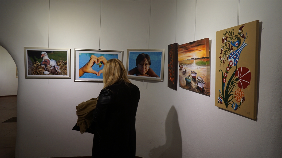 "5. Uluslararası İstanbul Sanat Buluşması Resim Sergisi" açıldı